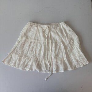 White Flowy Skirt